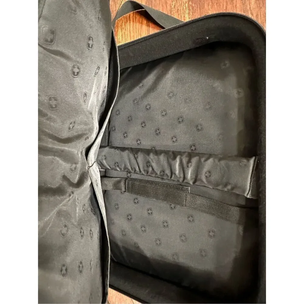 Swiss Gear Black Multi Pocket Laptop Brief Case Shoulder Strap Bag
